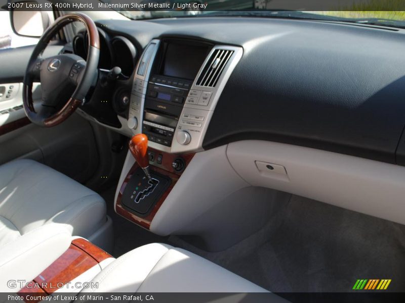 Millennium Silver Metallic / Light Gray 2007 Lexus RX 400h Hybrid
