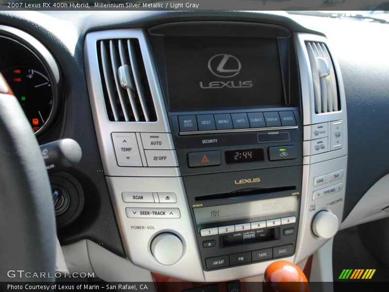 Millennium Silver Metallic / Light Gray 2007 Lexus RX 400h Hybrid