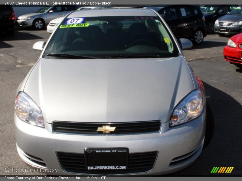 Silverstone Metallic / Ebony Black 2007 Chevrolet Impala LS