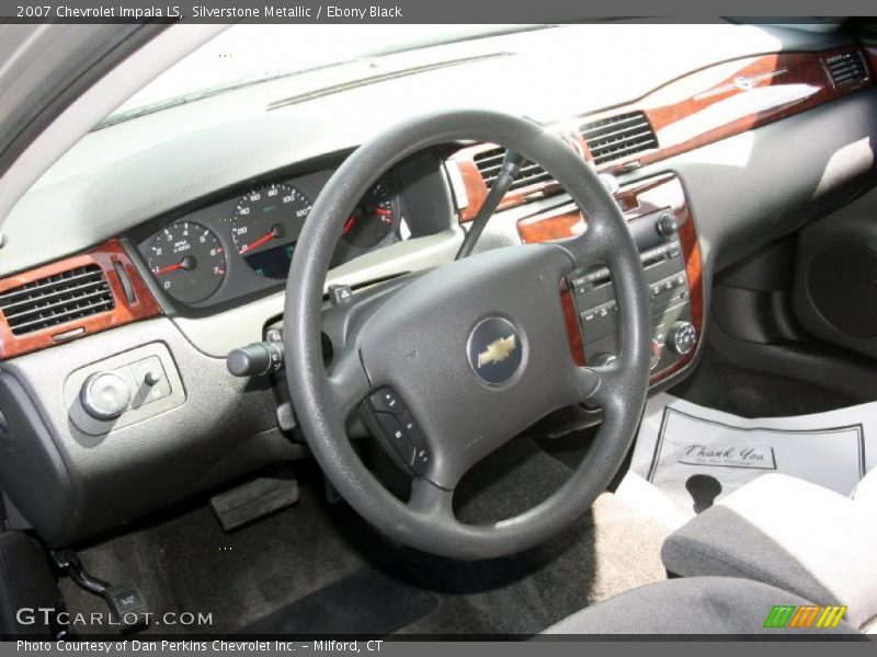 Silverstone Metallic / Ebony Black 2007 Chevrolet Impala LS