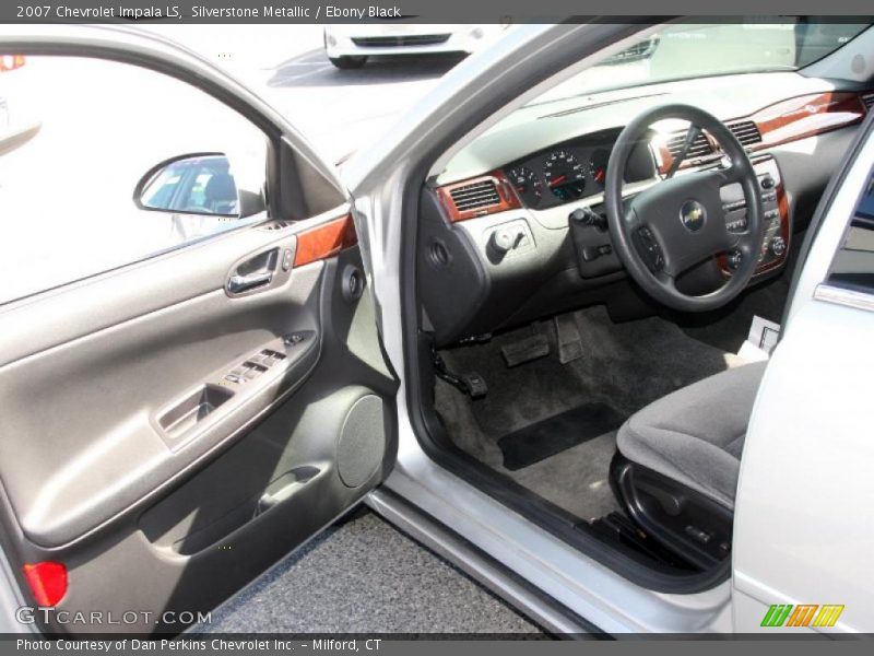 Silverstone Metallic / Ebony Black 2007 Chevrolet Impala LS