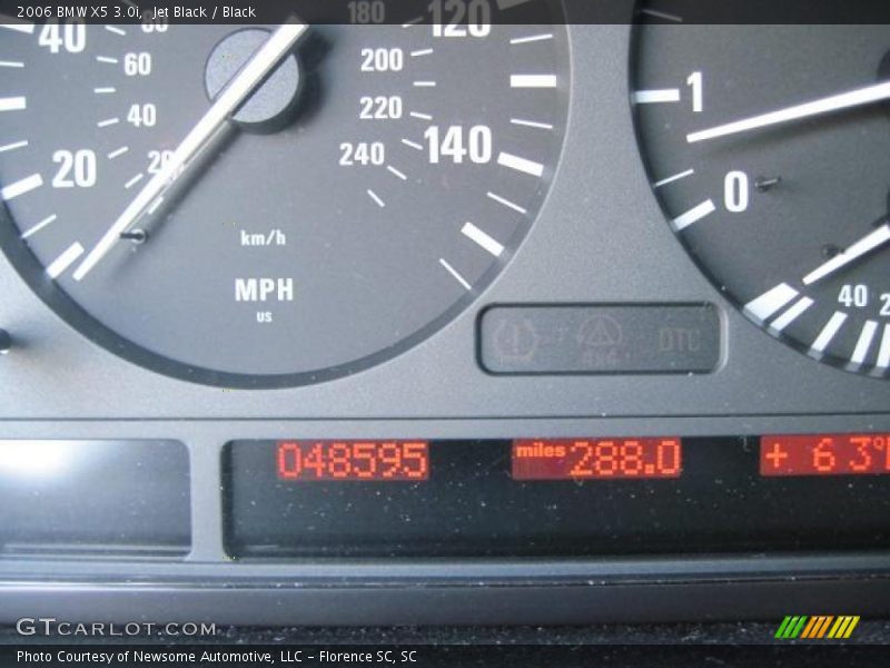 Jet Black / Black 2006 BMW X5 3.0i
