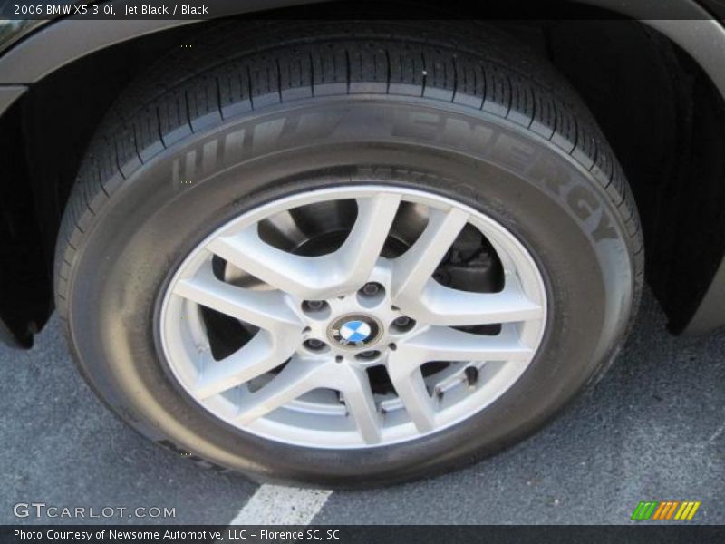 Jet Black / Black 2006 BMW X5 3.0i
