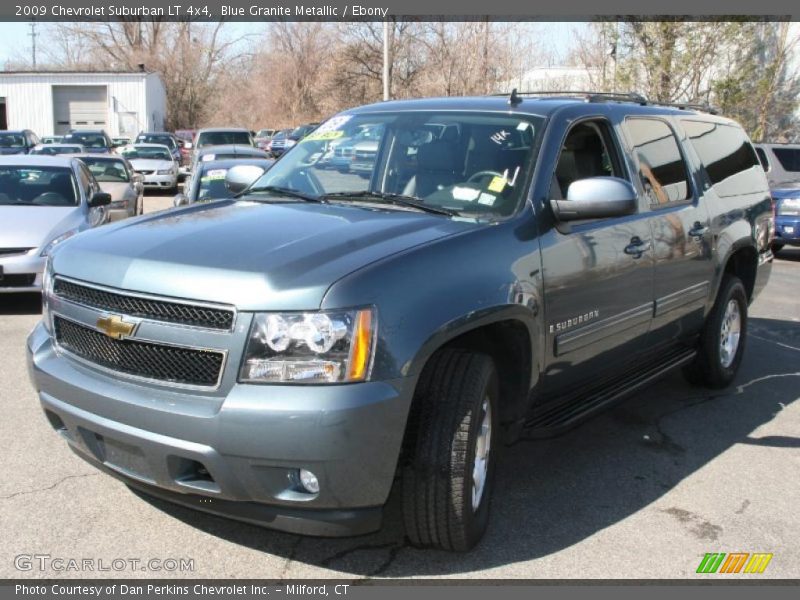 Blue Granite Metallic / Ebony 2009 Chevrolet Suburban LT 4x4