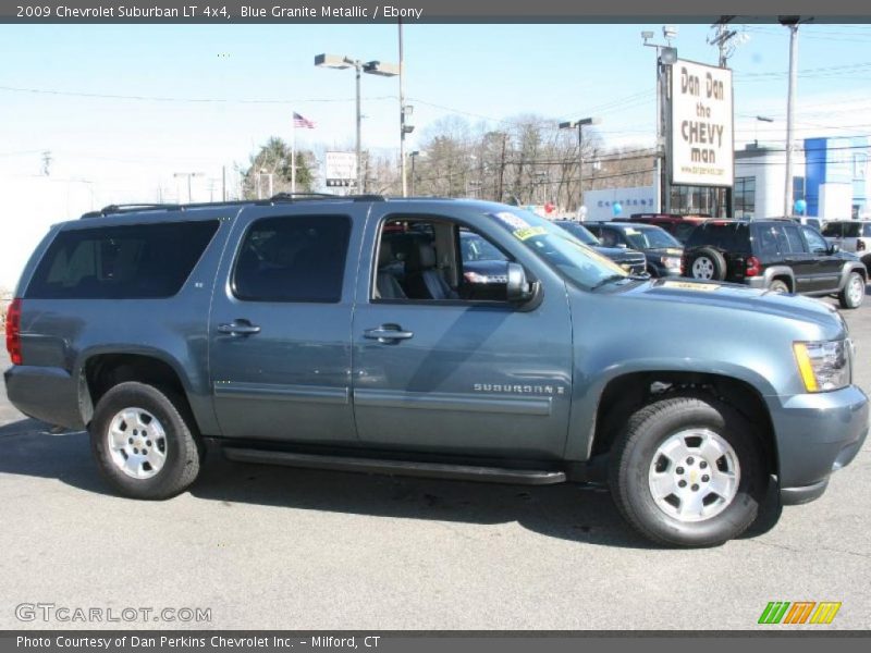 Blue Granite Metallic / Ebony 2009 Chevrolet Suburban LT 4x4