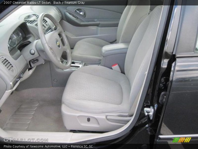 Black / Titanium Gray 2007 Chevrolet Malibu LT Sedan