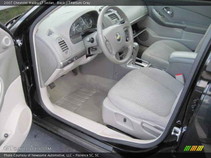 Black / Titanium Gray 2007 Chevrolet Malibu LT Sedan