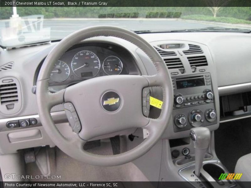 Black / Titanium Gray 2007 Chevrolet Malibu LT Sedan