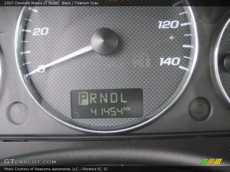 Black / Titanium Gray 2007 Chevrolet Malibu LT Sedan