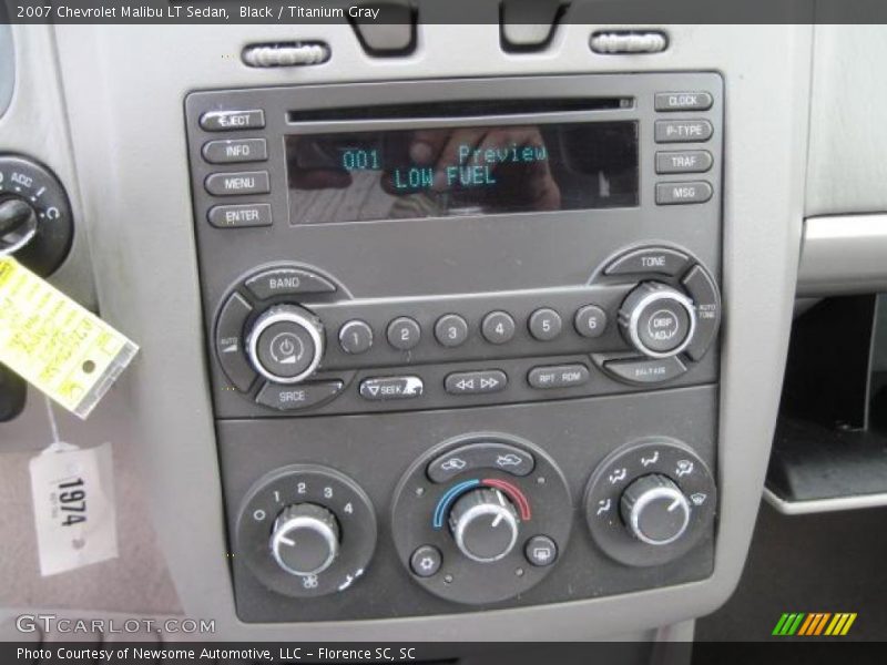 Black / Titanium Gray 2007 Chevrolet Malibu LT Sedan