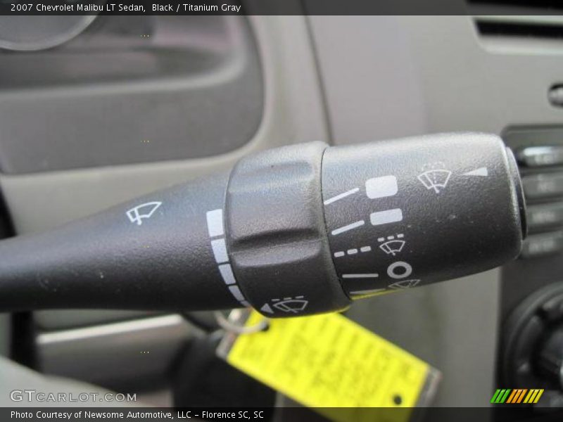 Black / Titanium Gray 2007 Chevrolet Malibu LT Sedan