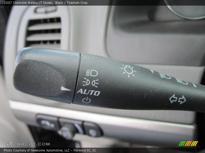 Black / Titanium Gray 2007 Chevrolet Malibu LT Sedan