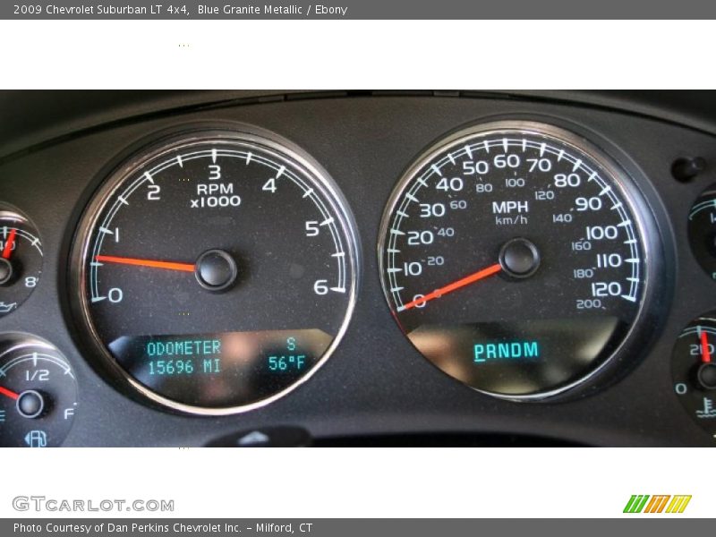 Blue Granite Metallic / Ebony 2009 Chevrolet Suburban LT 4x4