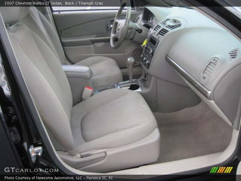 Black / Titanium Gray 2007 Chevrolet Malibu LT Sedan