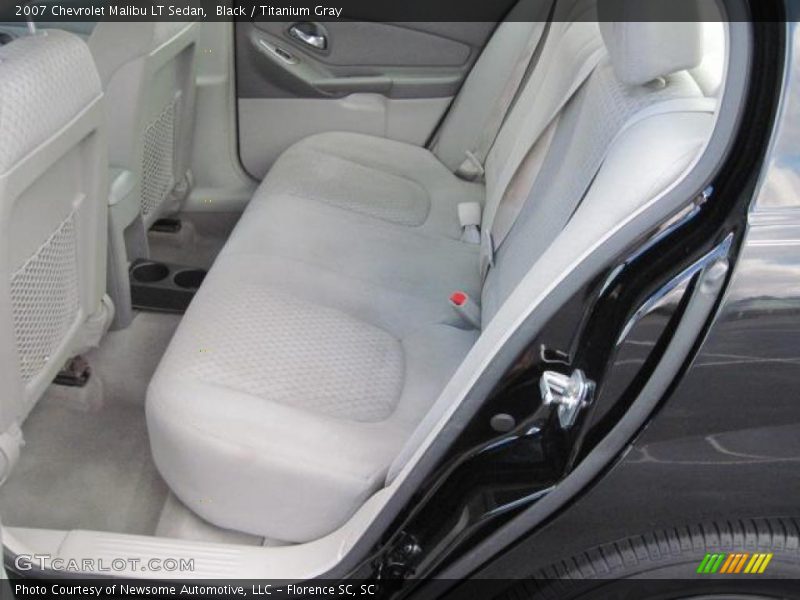 Black / Titanium Gray 2007 Chevrolet Malibu LT Sedan