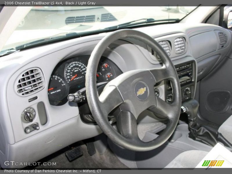Black / Light Gray 2006 Chevrolet TrailBlazer LS 4x4