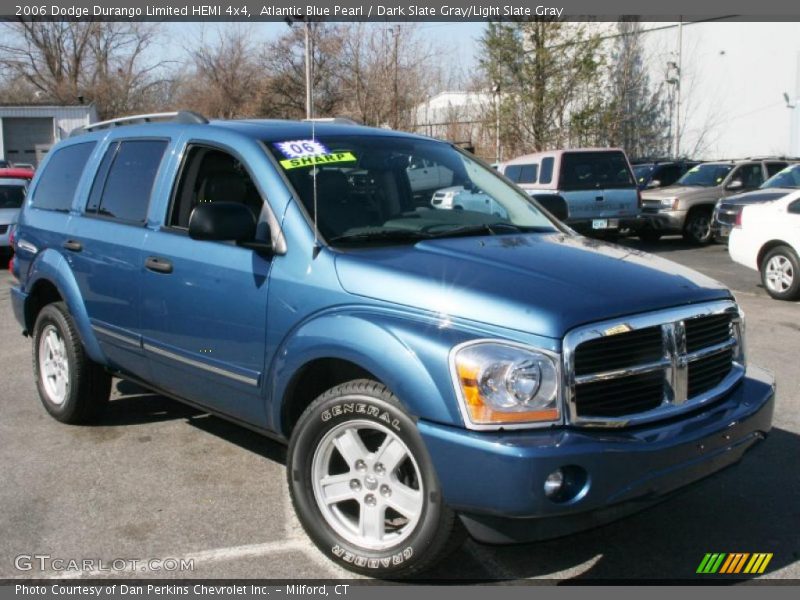 Atlantic Blue Pearl / Dark Slate Gray/Light Slate Gray 2006 Dodge Durango Limited HEMI 4x4