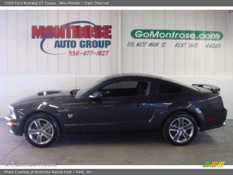 Alloy Metallic / Dark Charcoal 2009 Ford Mustang GT Coupe