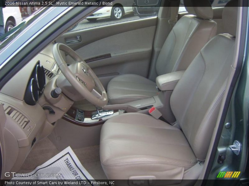 Mystic Emerald Metallic / Blond 2006 Nissan Altima 2.5 SL