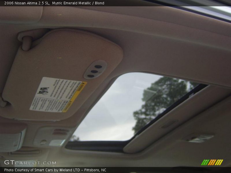 Mystic Emerald Metallic / Blond 2006 Nissan Altima 2.5 SL