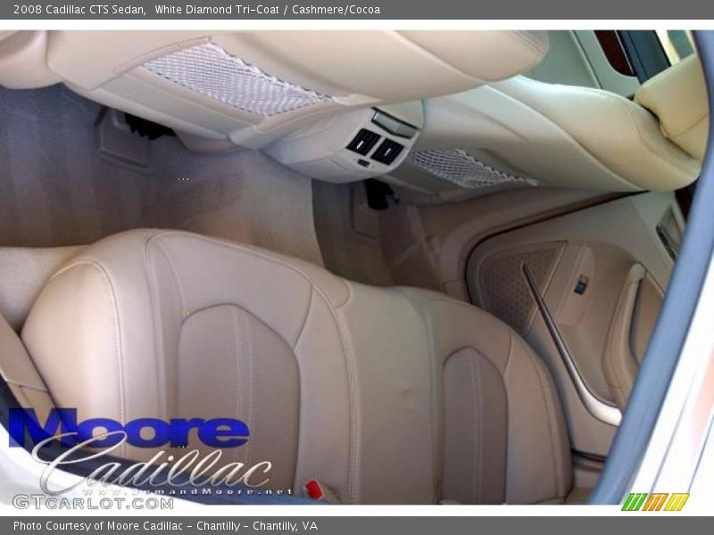 White Diamond Tri-Coat / Cashmere/Cocoa 2008 Cadillac CTS Sedan
