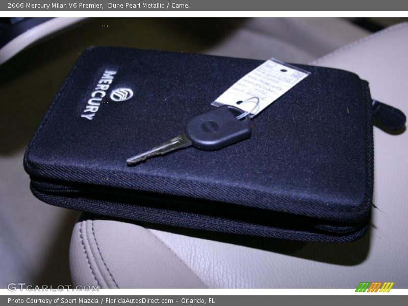 Dune Pearl Metallic / Camel 2006 Mercury Milan V6 Premier