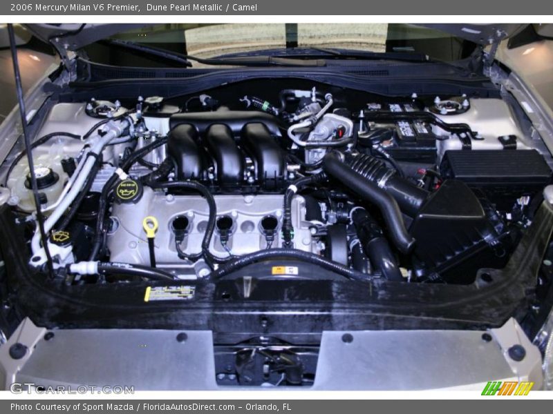 Dune Pearl Metallic / Camel 2006 Mercury Milan V6 Premier