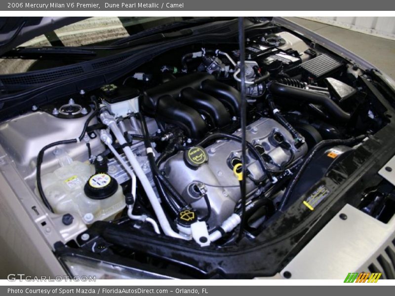 Dune Pearl Metallic / Camel 2006 Mercury Milan V6 Premier