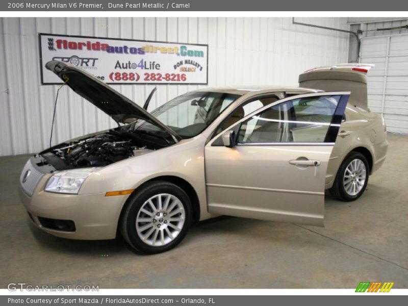 Dune Pearl Metallic / Camel 2006 Mercury Milan V6 Premier