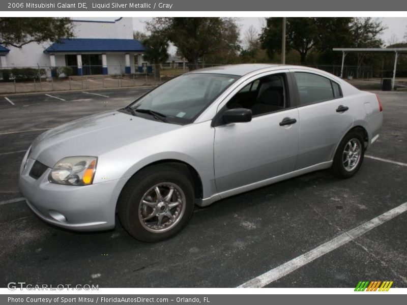 Liquid Silver Metallic / Gray 2006 Mitsubishi Galant DE