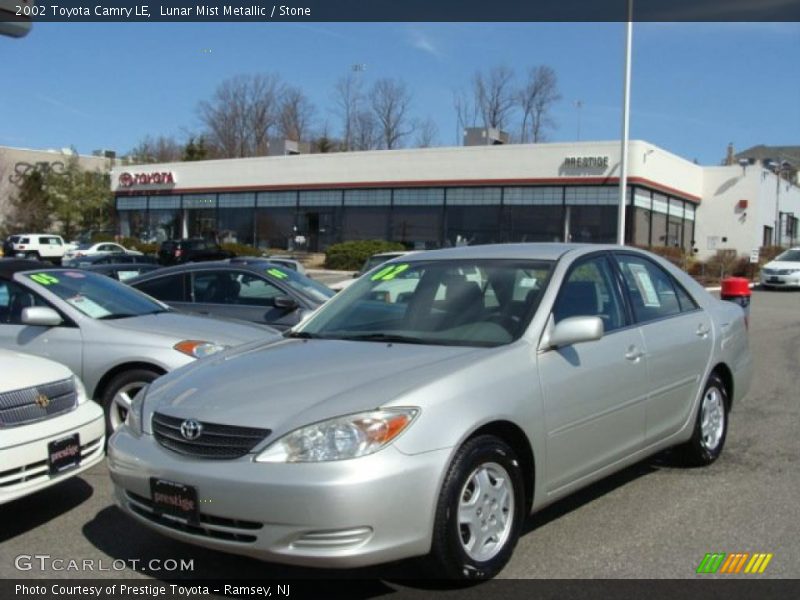 Lunar Mist Metallic / Stone 2002 Toyota Camry LE