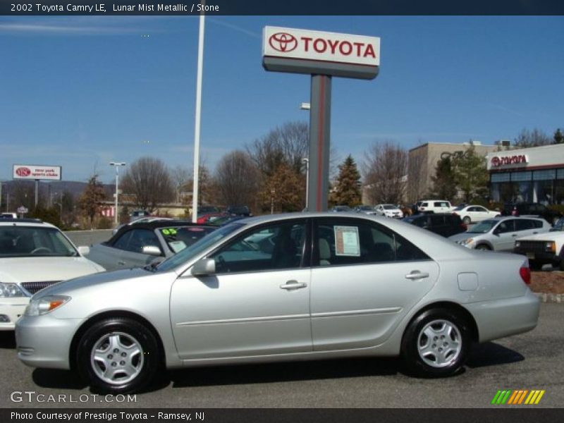 Lunar Mist Metallic / Stone 2002 Toyota Camry LE