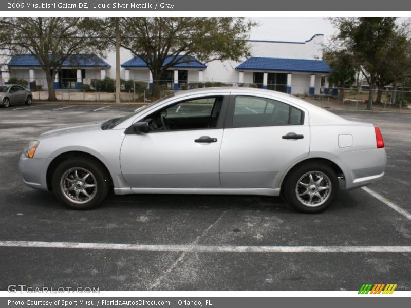 Liquid Silver Metallic / Gray 2006 Mitsubishi Galant DE
