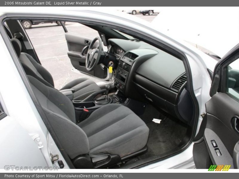 Liquid Silver Metallic / Gray 2006 Mitsubishi Galant DE