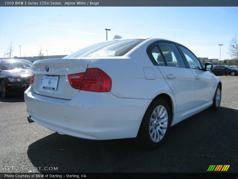 Alpine White / Beige 2009 BMW 3 Series 328xi Sedan