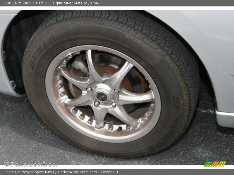 Liquid Silver Metallic / Gray 2006 Mitsubishi Galant DE