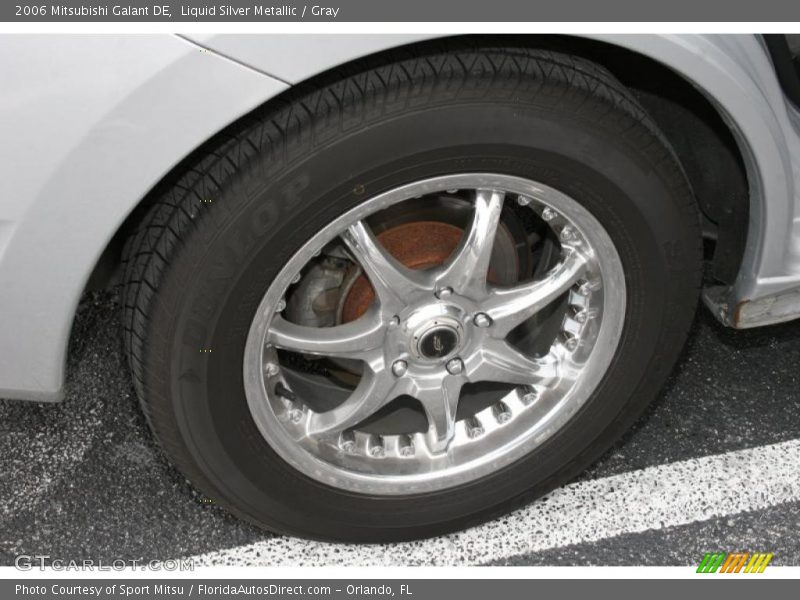Liquid Silver Metallic / Gray 2006 Mitsubishi Galant DE