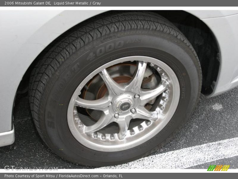 Liquid Silver Metallic / Gray 2006 Mitsubishi Galant DE