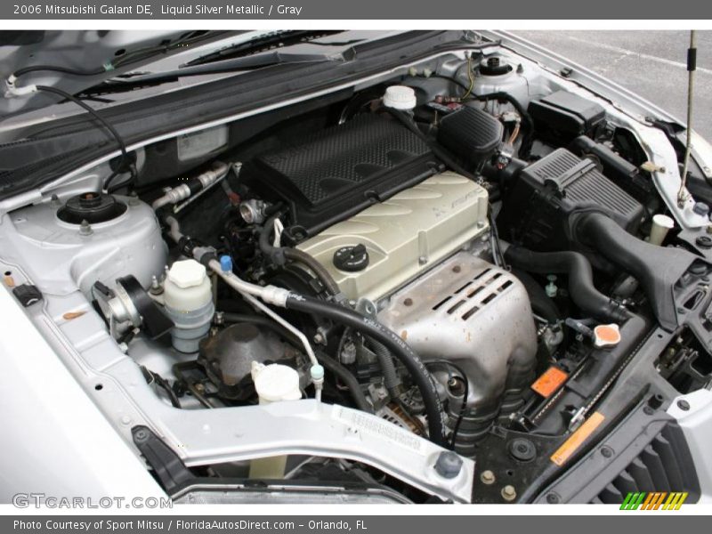 Liquid Silver Metallic / Gray 2006 Mitsubishi Galant DE