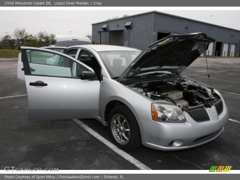Liquid Silver Metallic / Gray 2006 Mitsubishi Galant DE