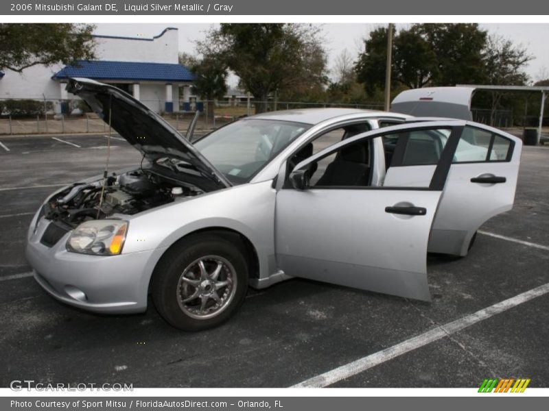 Liquid Silver Metallic / Gray 2006 Mitsubishi Galant DE