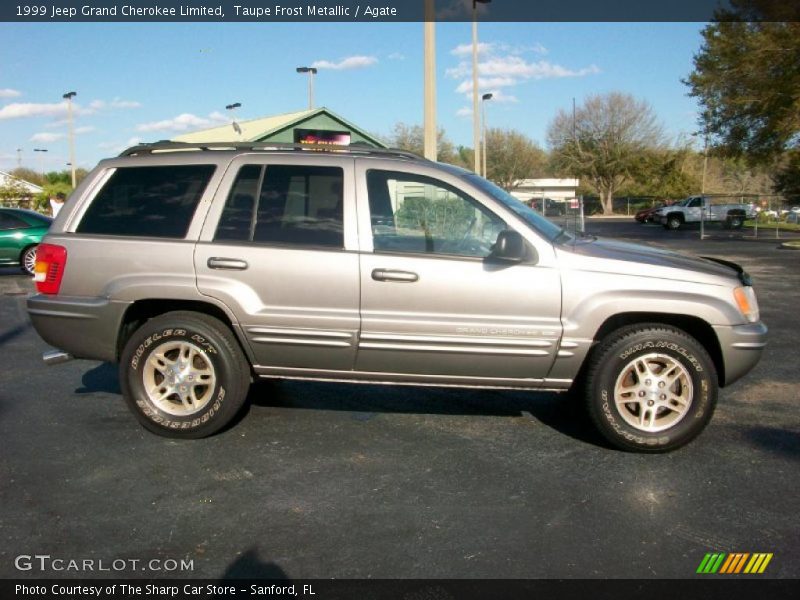 Taupe Frost Metallic / Agate 1999 Jeep Grand Cherokee Limited