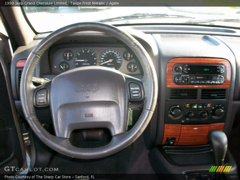 Taupe Frost Metallic / Agate 1999 Jeep Grand Cherokee Limited