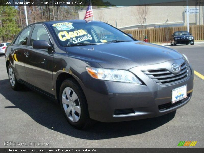 Magnetic Gray Metallic / Ash 2007 Toyota Camry LE