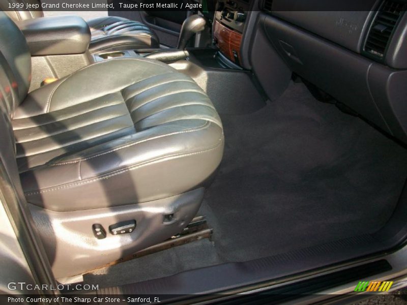Taupe Frost Metallic / Agate 1999 Jeep Grand Cherokee Limited