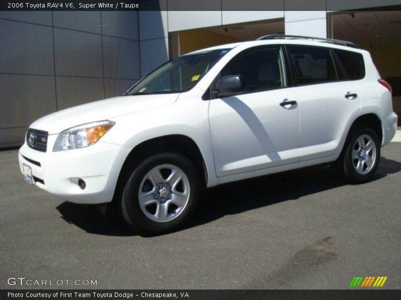 Super White / Taupe 2006 Toyota RAV4 V6
