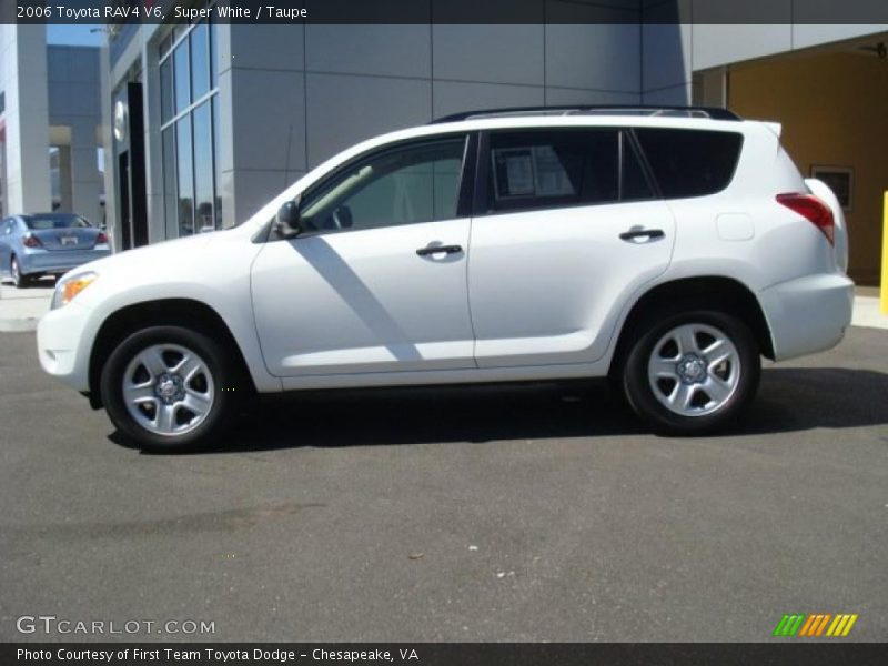 Super White / Taupe 2006 Toyota RAV4 V6