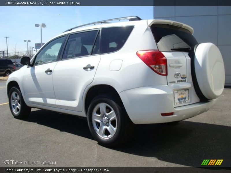 Super White / Taupe 2006 Toyota RAV4 V6