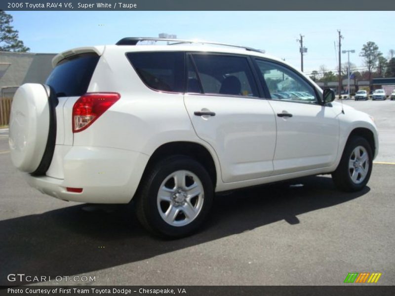 Super White / Taupe 2006 Toyota RAV4 V6