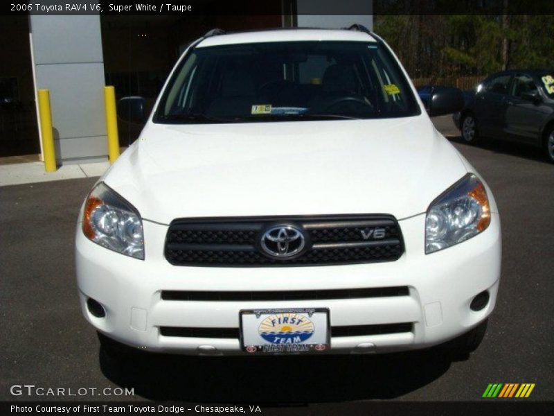 Super White / Taupe 2006 Toyota RAV4 V6